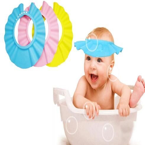 Eco-Friendly Adjustable Baby Bath Shower Cap – Waterproof & Comfortable for Kids