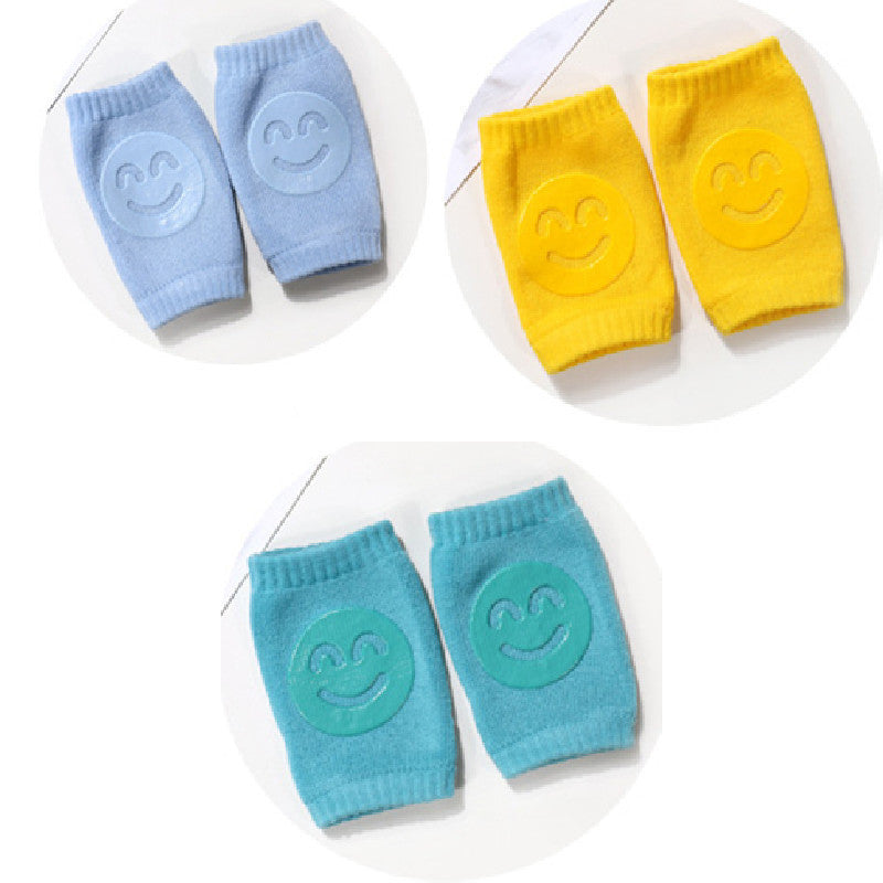 Soft Summer Terry Baby Knee Pads – Non-Slip, Breathable Crawling Protection