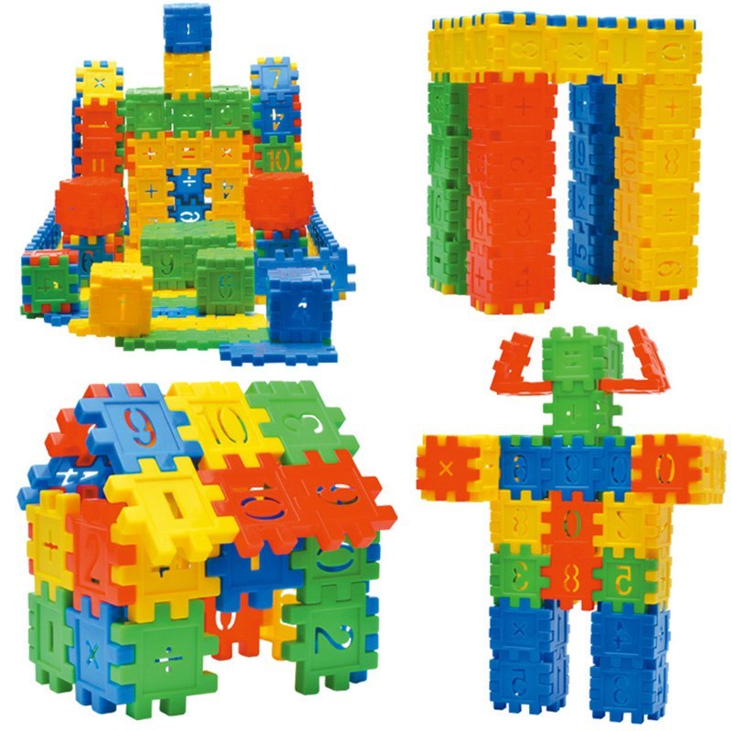 110-Piece DIY Building Blocks Set – Educational 3D Mosaic Toys for Boys and Girls, Fun & Creative Learning for Kids