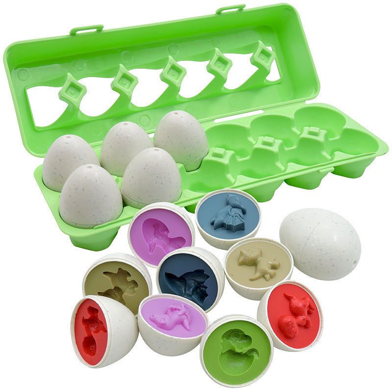 Educational Montessori Egg Toy – Shape Matching and Sorting Game for Early Learning