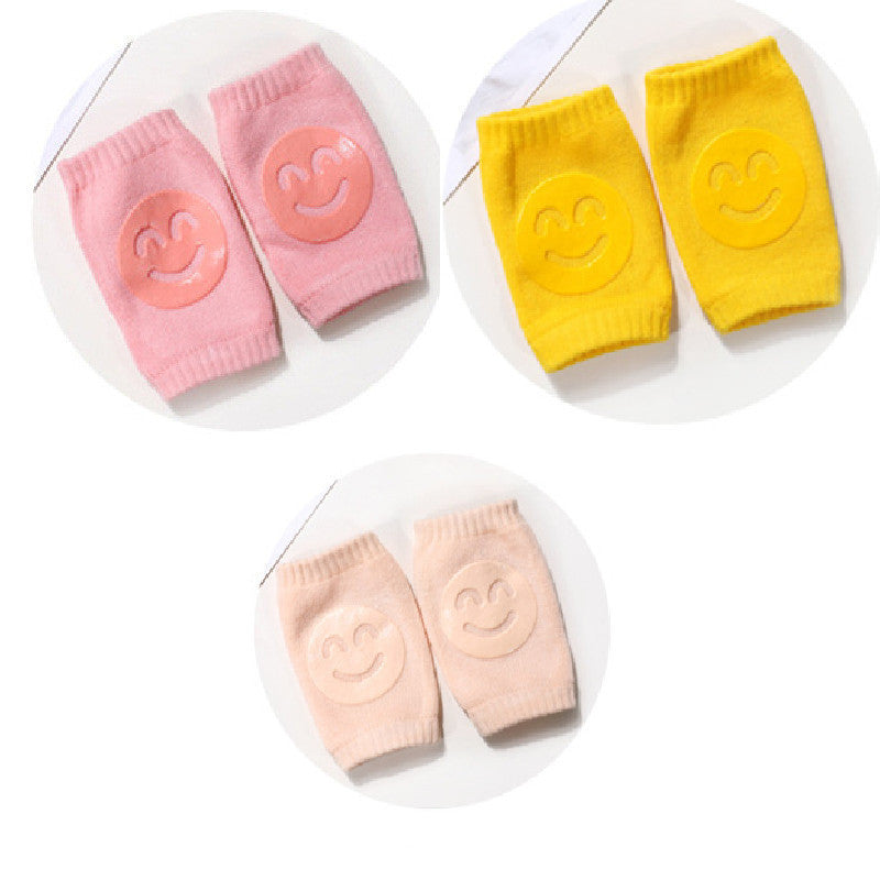 Soft Summer Terry Baby Knee Pads – Non-Slip, Breathable Crawling Protection