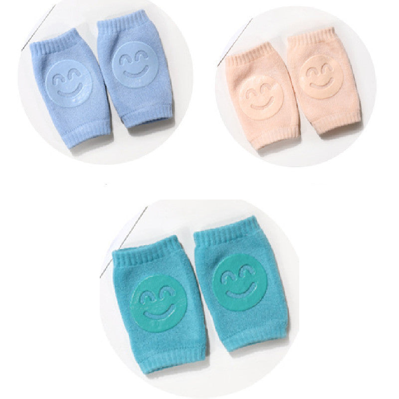 Soft Summer Terry Baby Knee Pads – Non-Slip, Breathable Crawling Protection