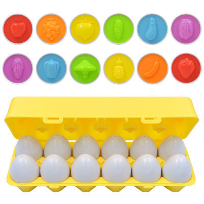 Educational Montessori Egg Toy – Shape Matching and Sorting Game for Early Learning