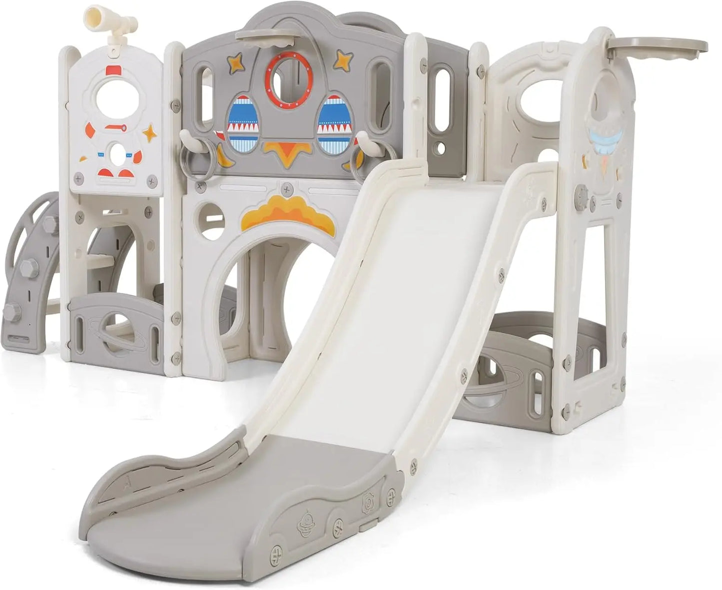 Rocket Adventure Climber Slide – 9-in-1 Toddler Playset for Indoor & Outdoor Fun