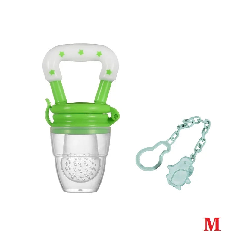 Baby Fresh Food & Milk Feeding Nibbler – Teething Pacifier for Newborns