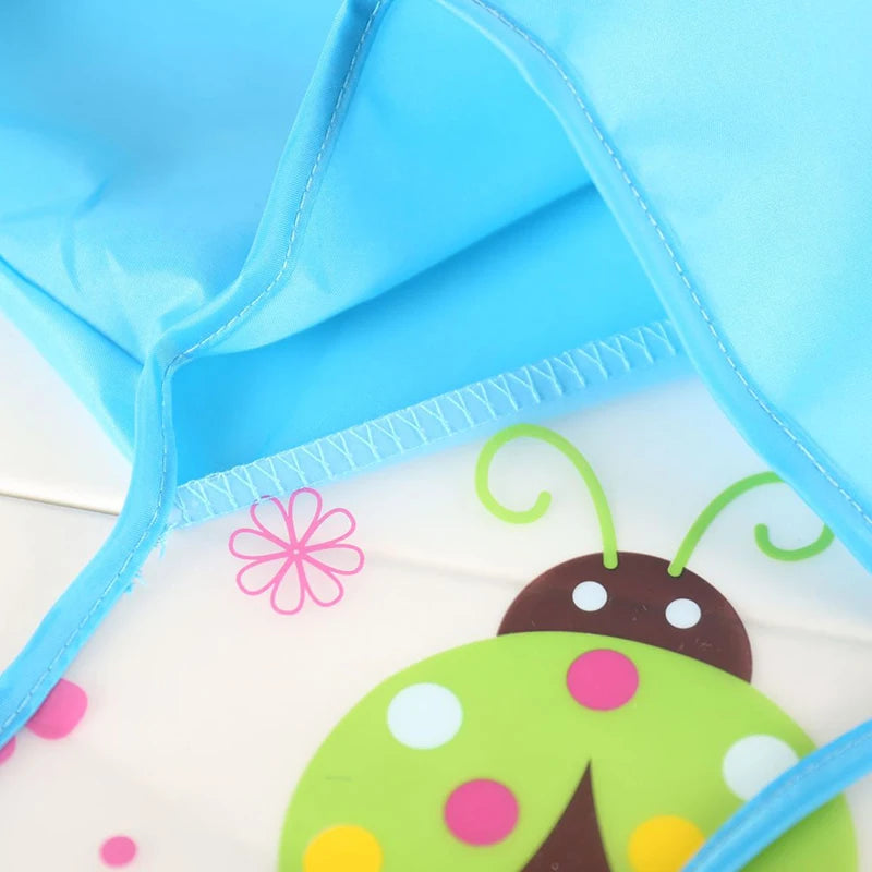 Waterproof Baby Bib with Sleeves – EVA Dirt-Proof Feeding Bib for 0-3 Years