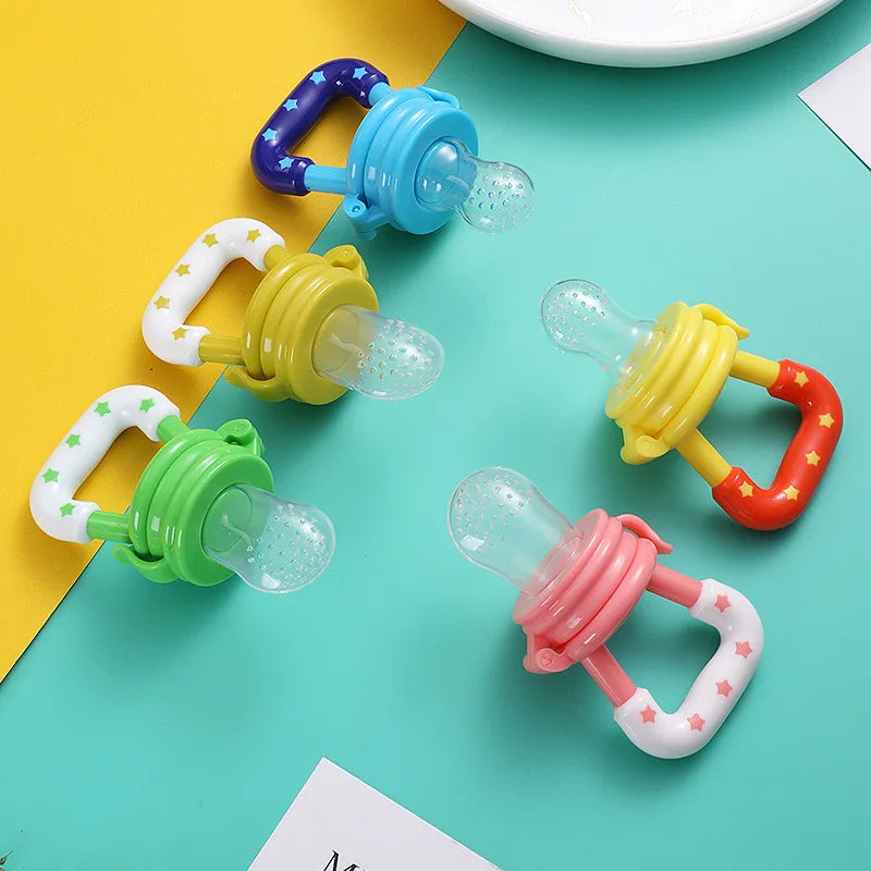 Baby Fresh Food & Milk Feeding Nibbler – Teething Pacifier for Newborns