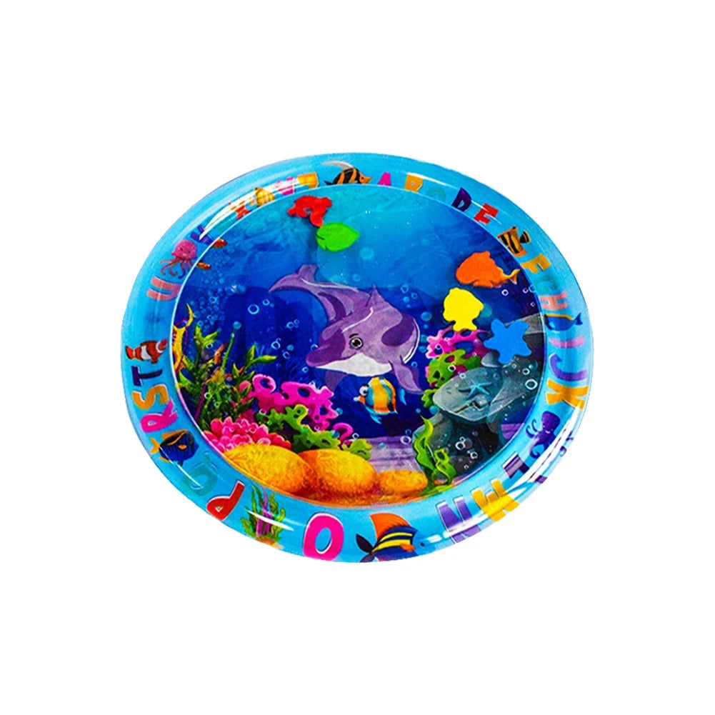 Inflatable Baby Water Mat - Foldable PVC Marine Activity Mat for Infants & Toddlers