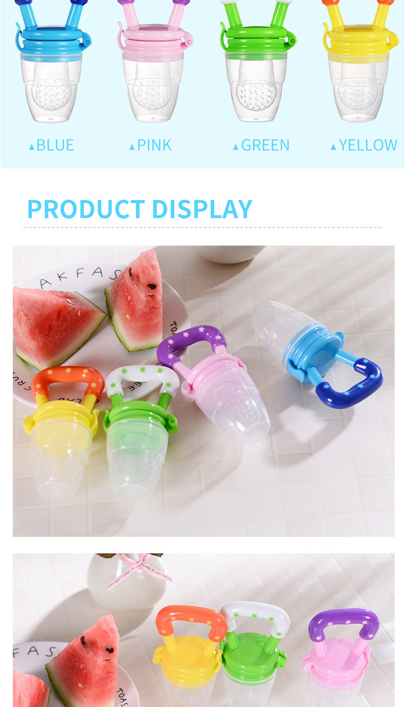 Baby Fresh Food & Milk Feeding Nibbler – Teething Pacifier for Newborns